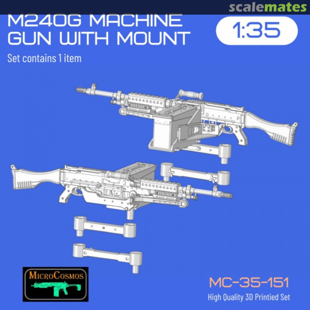 Boxart M240G Machine Gun set MC-35-151 3D MicroCosmos Boxart M240G Machine Gun set MC-35-151 3D MicroCosmos