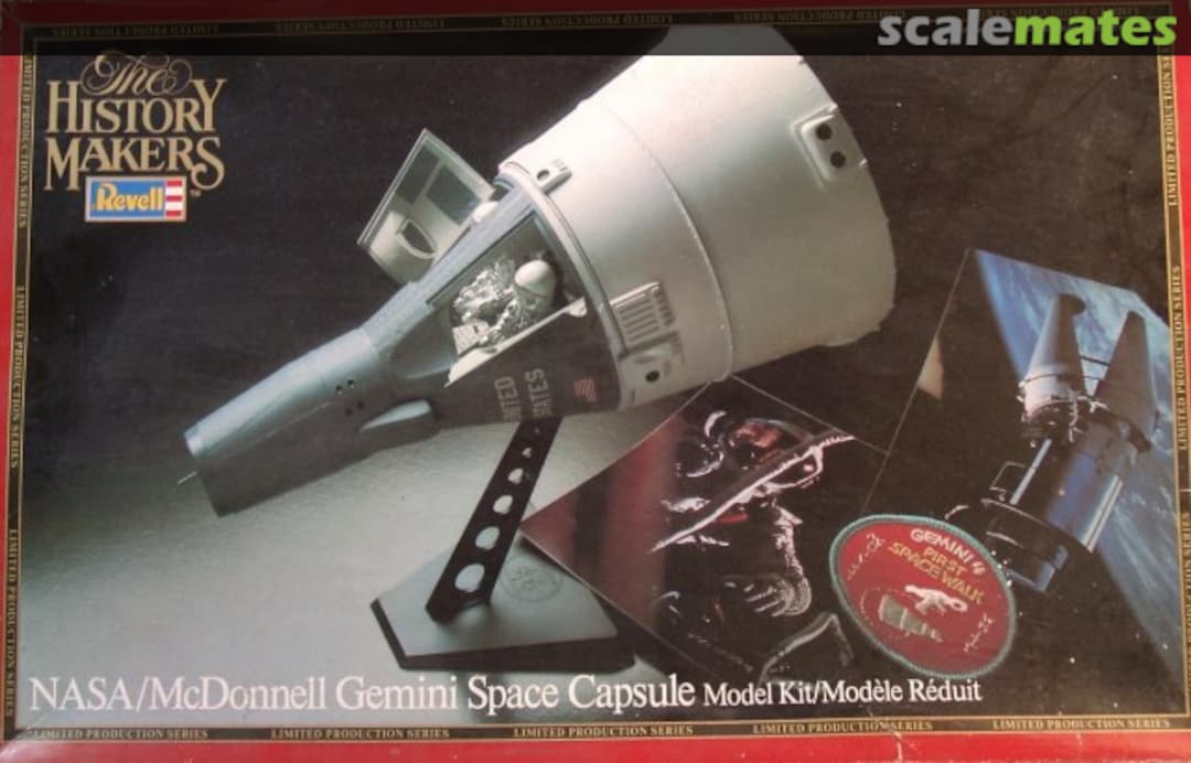 Boxart NASA/McDonnell Gemini Space Capsule Model Kit 8618 Revell Boxart NASA/McDonnell Gemini Space Capsule Model Kit 8618 Revell