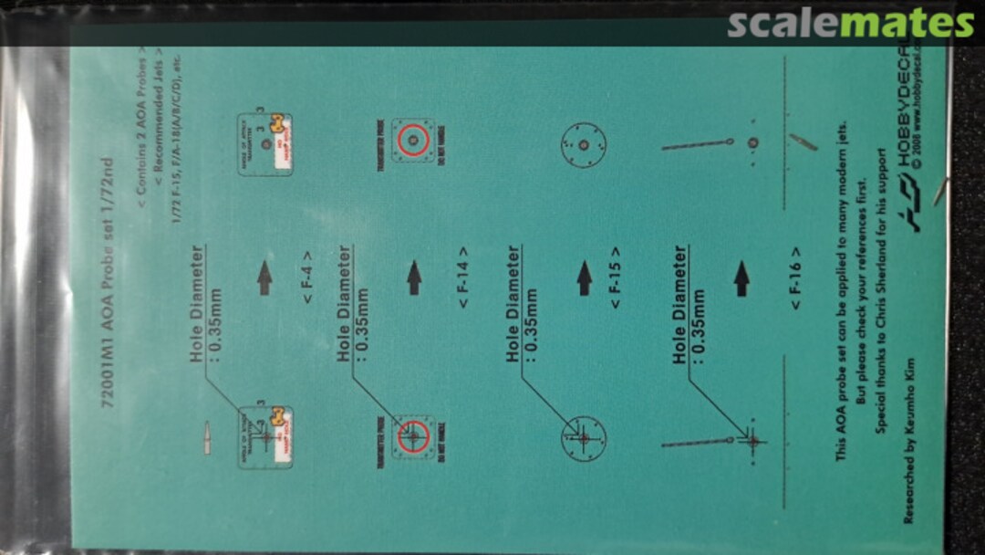 Boxart AOA Probe Set 72001M1 HobbyDecal Boxart AOA Probe Set 72001M1 HobbyDecal