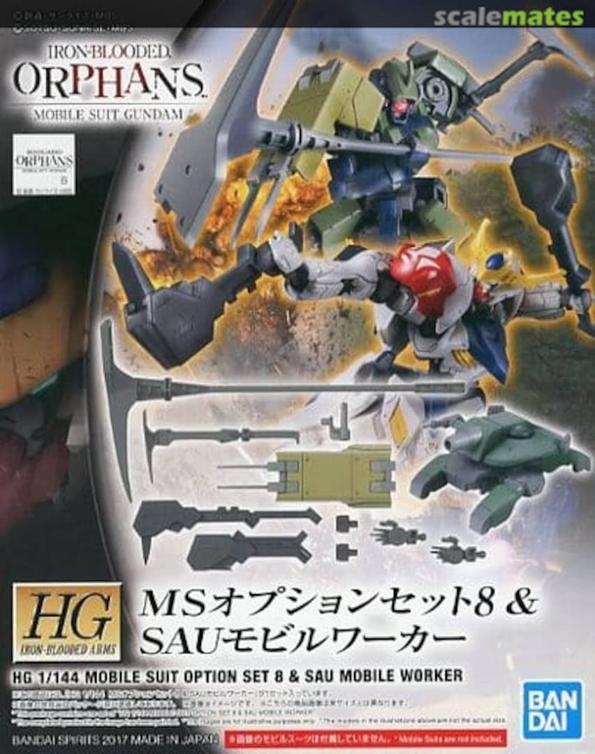 Boxart Mobile Suit Option Set 8 & SAU Mobile Worker 5060636 Bandai Spirits Boxart Mobile Suit Option Set 8 & SAU Mobile Worker 5060636 Bandai Spirits