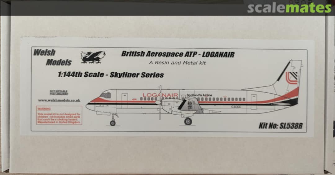 Boxart BAe ATP Loganair SL538R Welsh Models