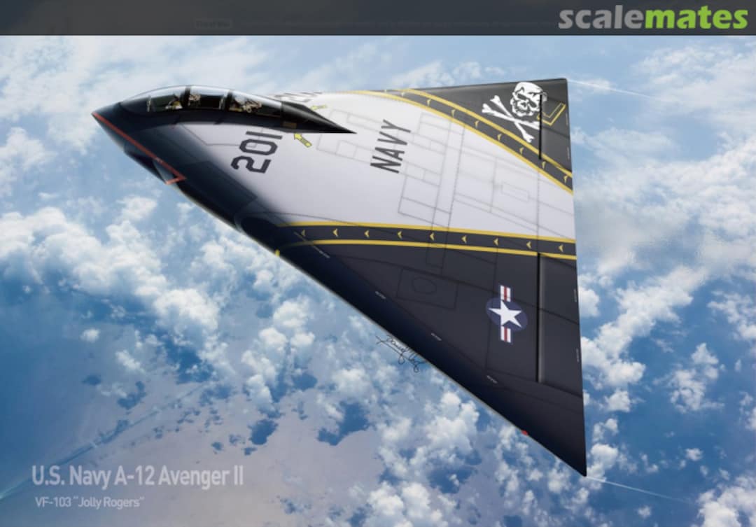 Boxart A-12 Avenger II VF-103 Jolly Jogers RM47056 Rocket Models Boxart A-12 Avenger II VF-103 Jolly Jogers RM47056 Rocket Models