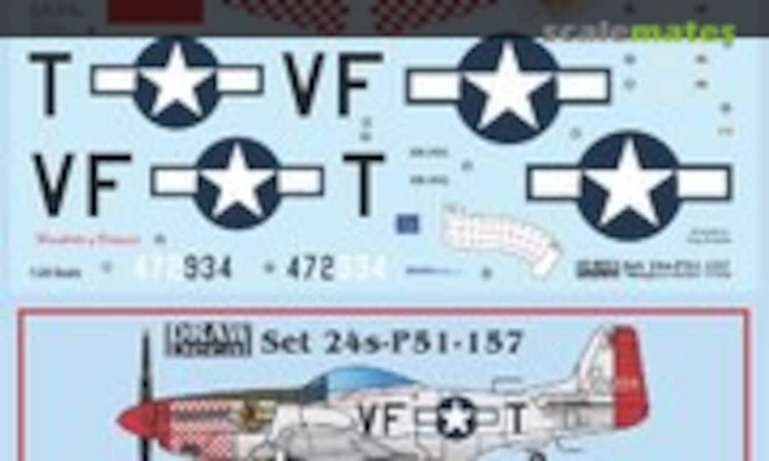 1:24 “Shangrila” P-51D XB-HVL (Draw Decal 24-P51-157) 24-P51-157
