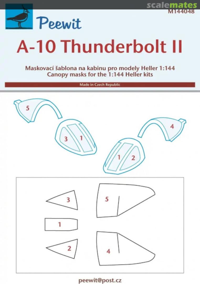 Boxart A-10 Thunderbolt II (designed to be used with Heller kits) M144048 Peewit Boxart A-10 Thunderbolt II (designed to be used with Heller kits) M144048 Peewit