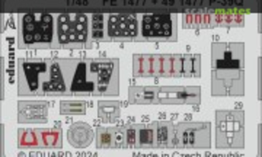 1:48 P-39Q cockpit details (Eduard FE1477) FE1477