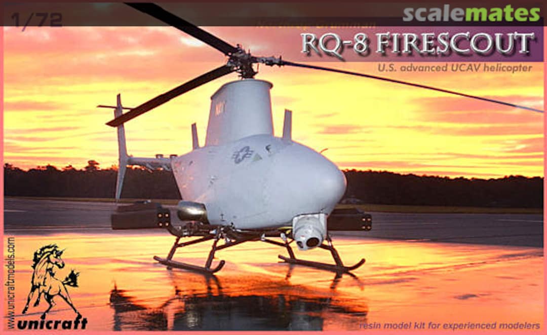 Boxart Northrop-Grumman RQ-8 Firescout 72179 Unicraft Models Boxart Northrop-Grumman RQ-8 Firescout 72179 Unicraft Models