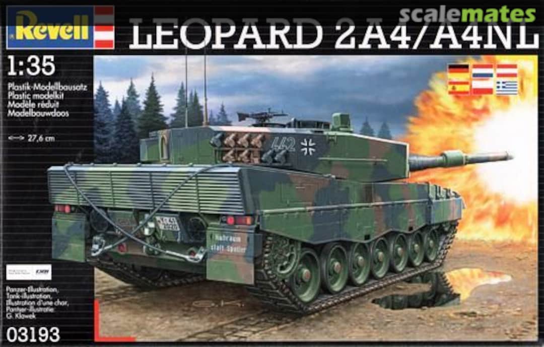 Boxart Leopard 2A4/A4NL 03193 Revell Boxart Leopard 2A4/A4NL 03193 Revell