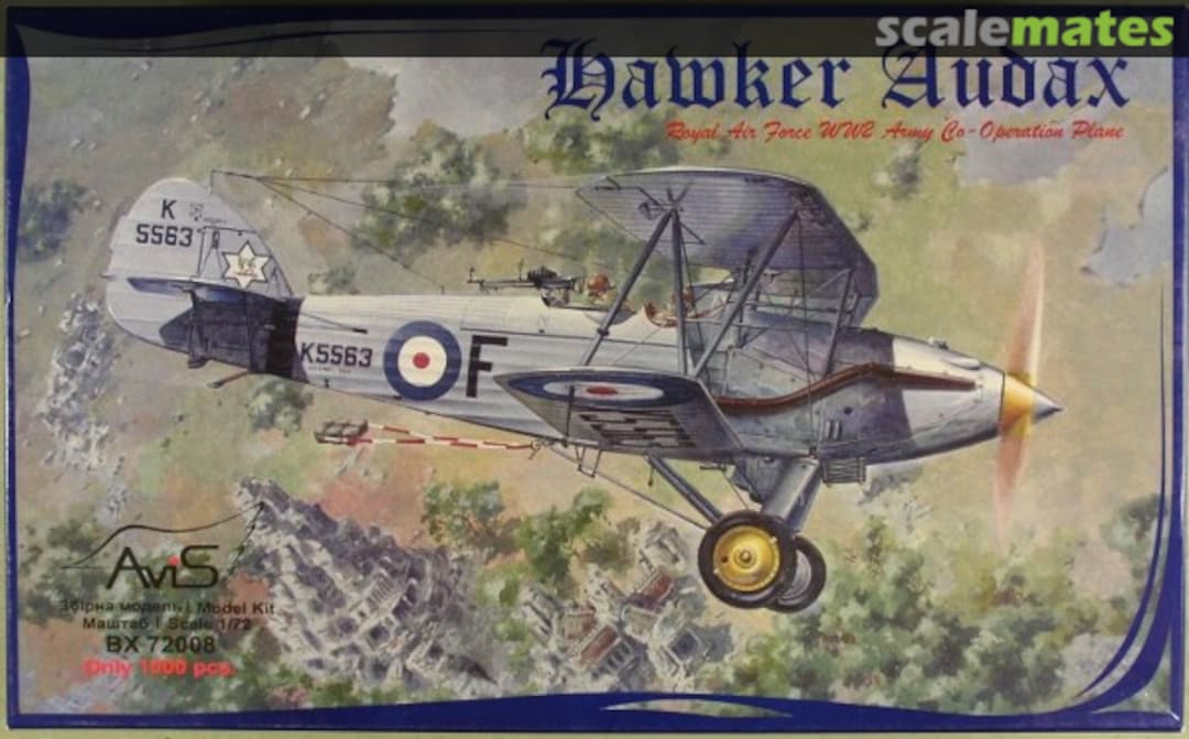 Boxart Hawker Audax BX 72008 AviS Boxart Hawker Audax BX 72008 AviS