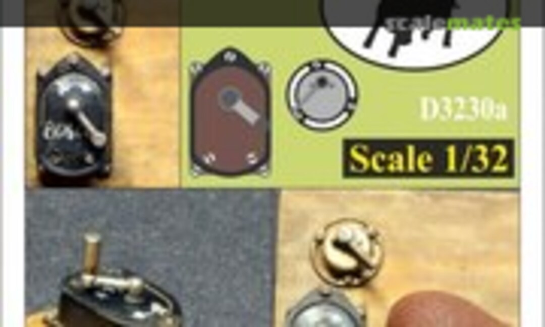 1:32 Starting Magneto and Magneto Selector Switch for German Aircraft (Taurus Models D3230a) D3230a