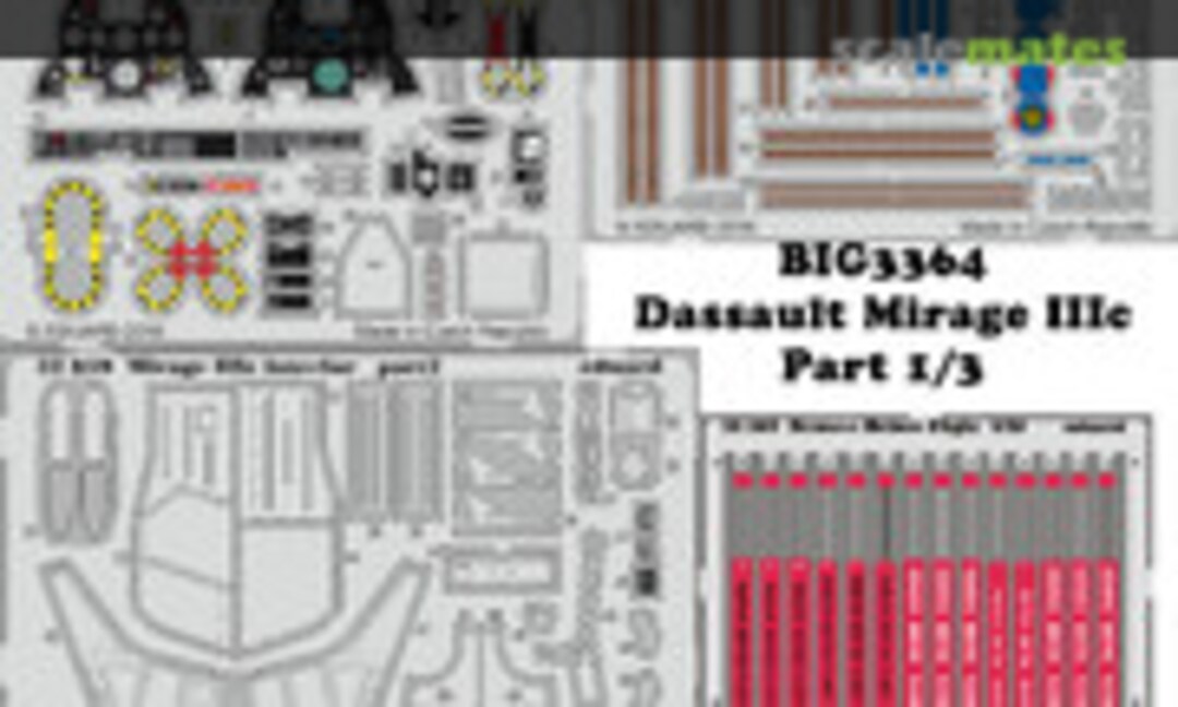1:32 Dassault Mirage IIIc - PE Super Set, Part I (Eduard BIG3364) BIG3364