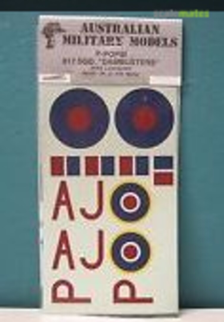 Boxart P-Popsi - 617 Sqd. "Dambusters" AMMD001 Australian Military Models Boxart P-Popsi - 617 Sqd. "Dambusters" AMMD001 Australian Military Models