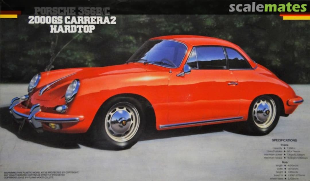 Boxart Porsche 356B/C 2000GS Carrera2 Hardtop 08246 Fujimi Boxart Porsche 356B/C 2000GS Carrera2 Hardtop 08246 Fujimi