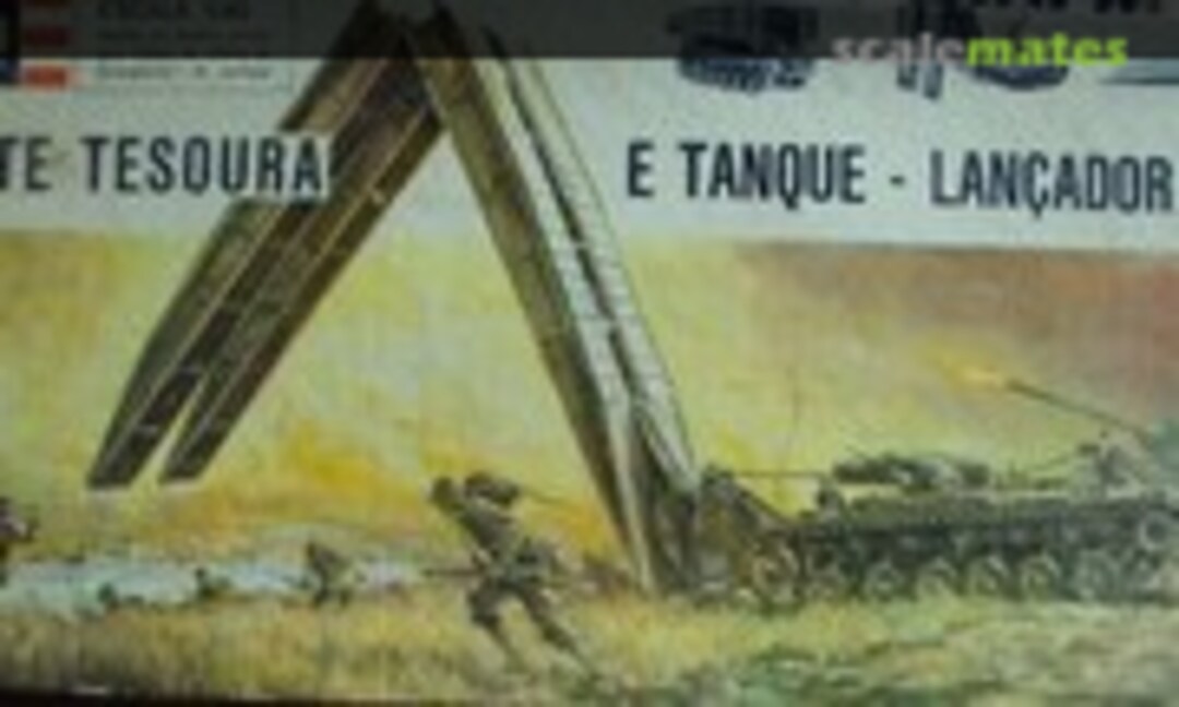 1:40 Ponte Tesoura &amp; Tancque-Lancador M-48 (Revell/Kikoler H-558)