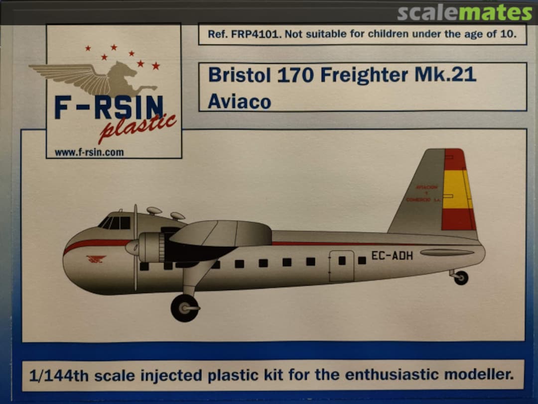 Boxart Bristol 170 Freighter Mk.21 Aviaco FRP4101 F-RSIN