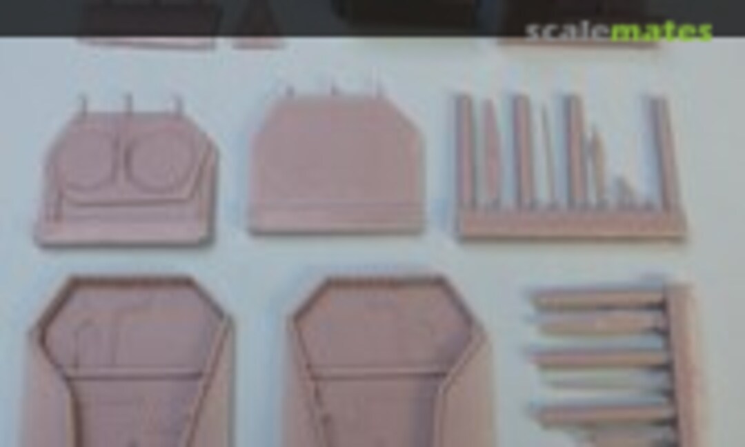 1:72 Vickers Valiant Main and Nose Wheel Bay Set (Alley Cat AC72017C) AC72017C