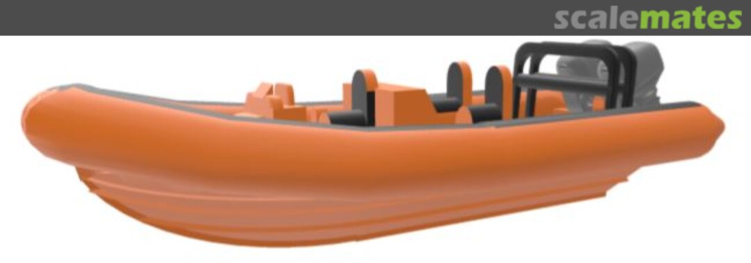 Boxart Ribcraft inflatable lifeboat 3d print db72015 Dragonbadger Models