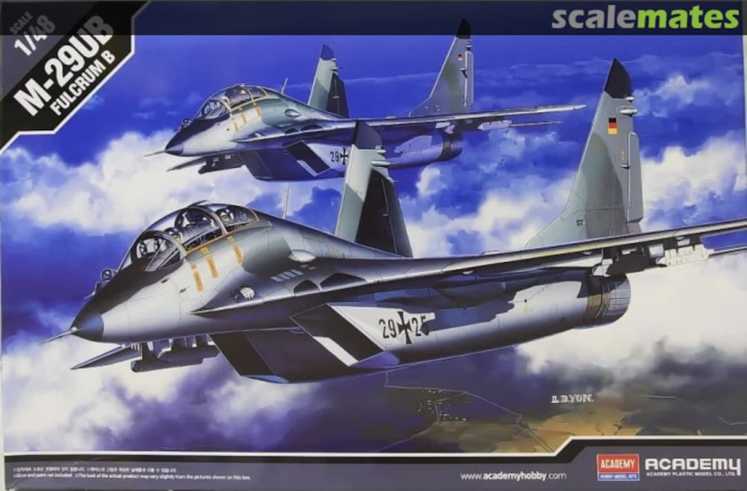 Boxart M-29UB Fulcrum B 12266 Academy Boxart M-29UB Fulcrum B 12266 Academy