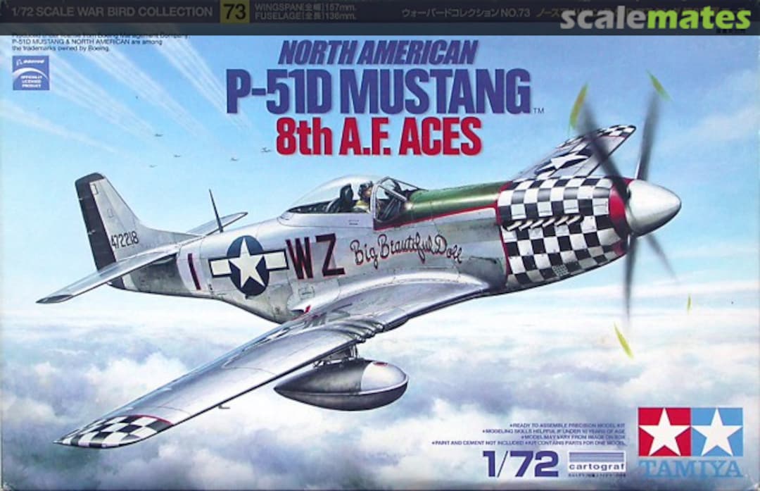 Boxart North American P-51D Mustang 8th A.F. Aces 60773 Tamiya Boxart North American P-51D Mustang 8th A.F. Aces 60773 Tamiya