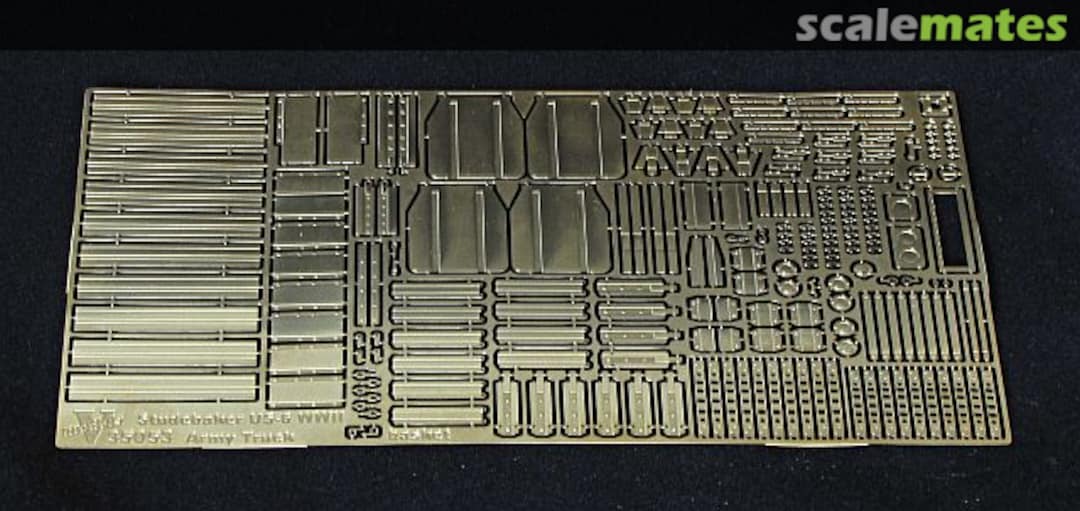 Boxart Studebaker US6 WWII Army Track cargo bed detail set 35053 Vmodels Boxart Studebaker US6 WWII Army Track cargo bed detail set 35053 Vmodels