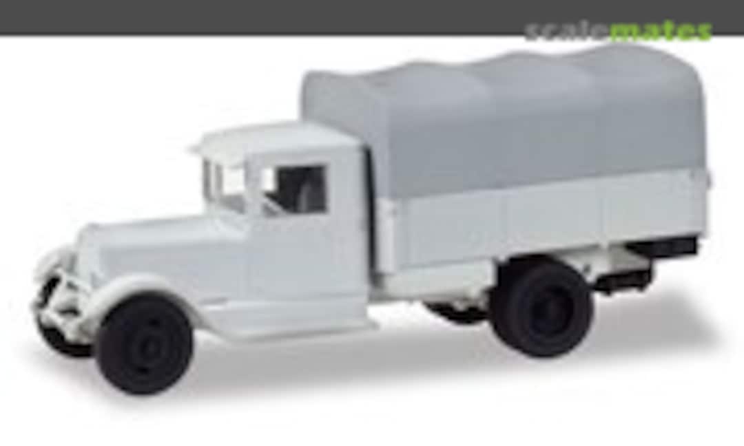 1:87 ZiS-5 with platform and canvas 'Wintertarnung Moskau 1941' (Herpa 746359)