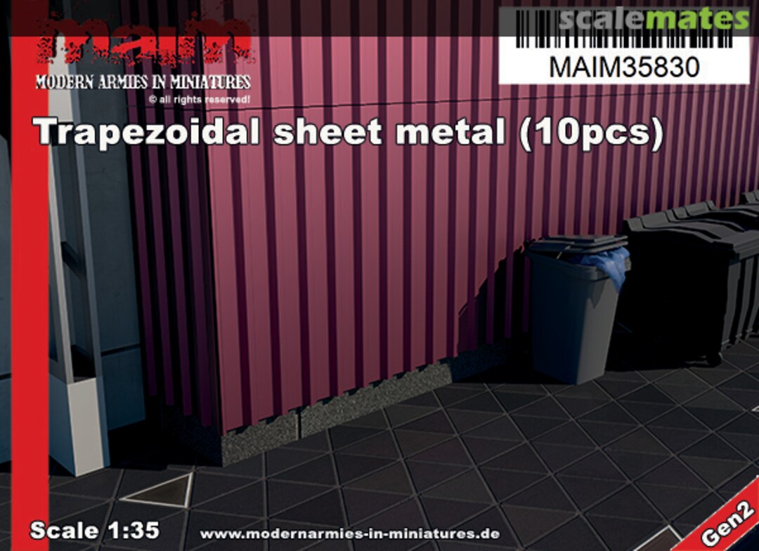 Boxart Trapezoidal sheet metal / Trapezbleche MAIM35830 MAiM Boxart Trapezoidal sheet metal / Trapezbleche MAIM35830 MAiM