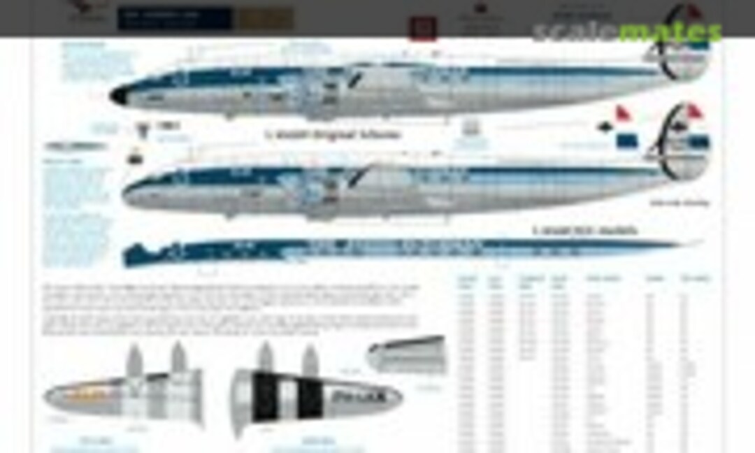 1:72 KLM - Lockheed L-1049 Constellation (Delivery scheme) (F-DCAL FD072-055) FD072-055