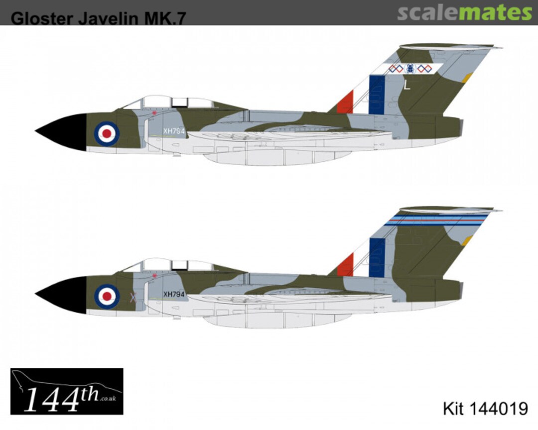 Boxart Gloster Javelin Mk.7 144019 144th.co.uk