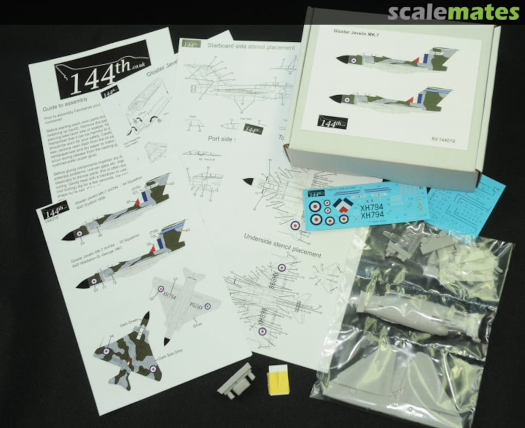 Contents Gloster Javelin Mk.7 144019 144th.co.uk