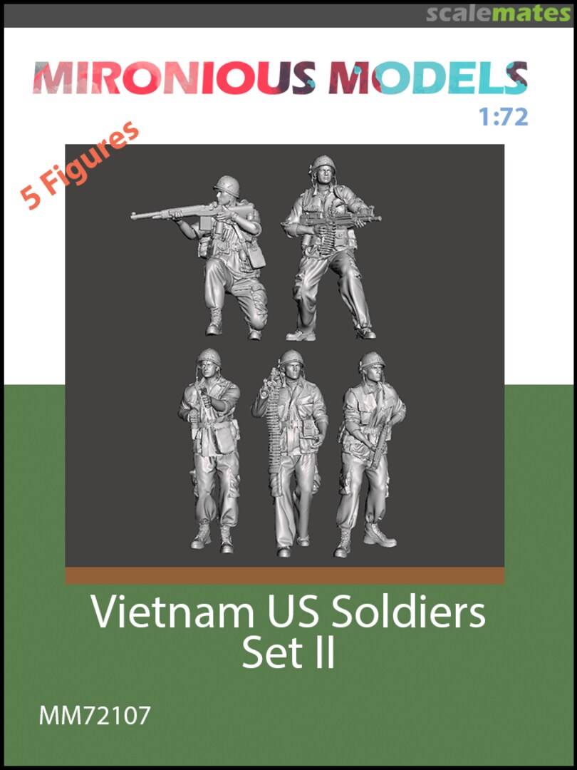 Boxart Vietnam US Soldiers Set II MM72107 Mironious Models Boxart Vietnam US Soldiers Set II MM72107 Mironious Models