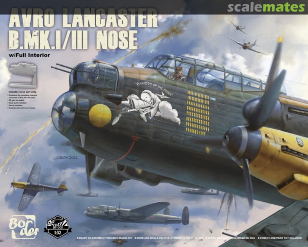 Boxart Avro Lancaster B.MK1/III Nose BF-008 Border Model Boxart Avro Lancaster B.MK1/III Nose BF-008 Border Model