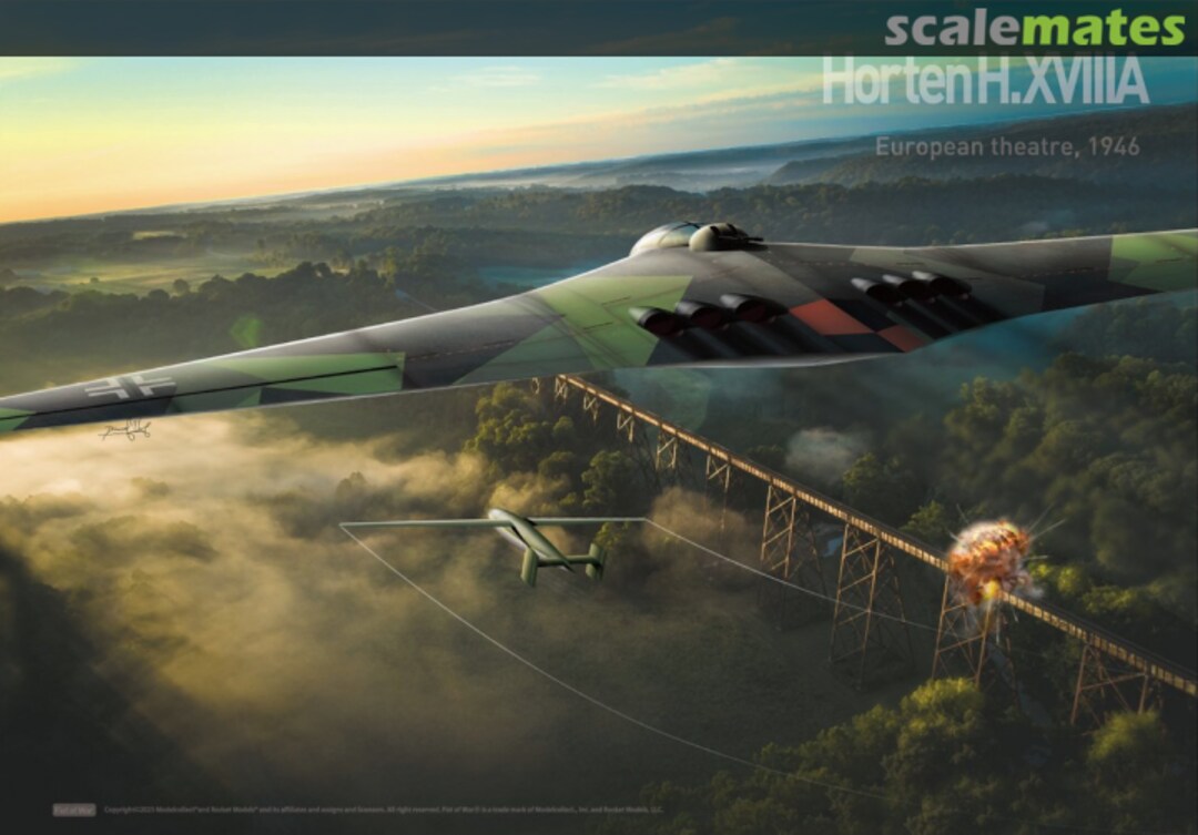Boxart Horten H.XVIIIA European Theatre 1946 tba Modelcollect Boxart Horten H.XVIIIA European Theatre 1946 tba Modelcollect