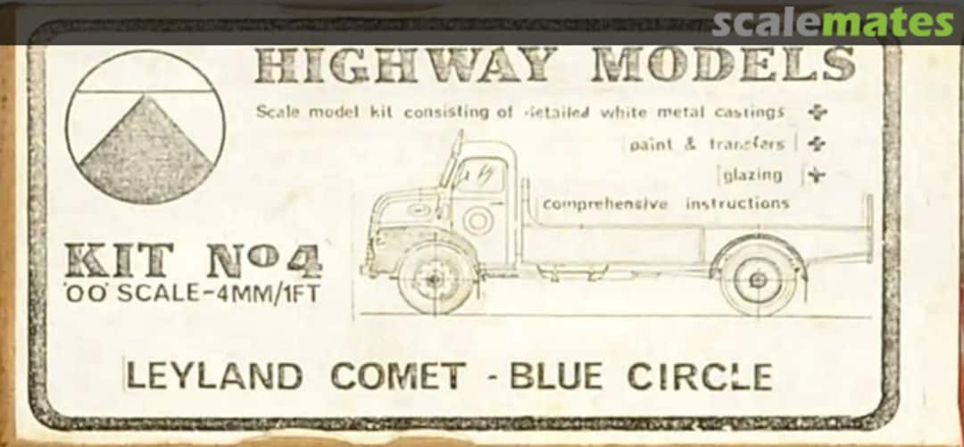 Boxart Leyland Comet 4 Highway Models Boxart Leyland Comet 4 Highway Models
