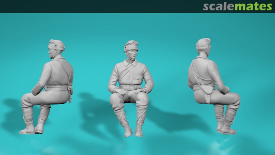 Boxart WWII Japanese Tank Crew - Full Figure - Version 4 99202628-72 EMP3d Boxart WWII Japanese Tank Crew - Full Figure - Version 4 99202628-72 EMP3d