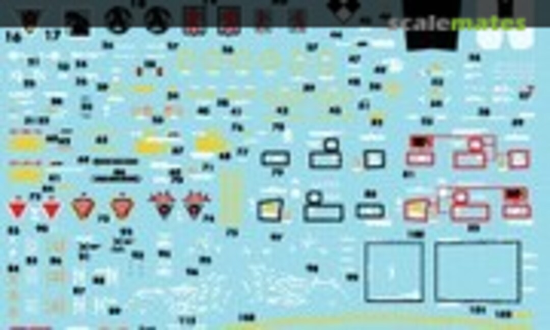 1:48 (R)F-84F NATO Camouflage scheme Stencilling (Daco Products DCD4832) DCD4832