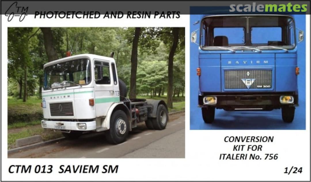 Boxart SAVIEM SM CTM 013 Czech Truck Model Boxart SAVIEM SM CTM 013 Czech Truck Model