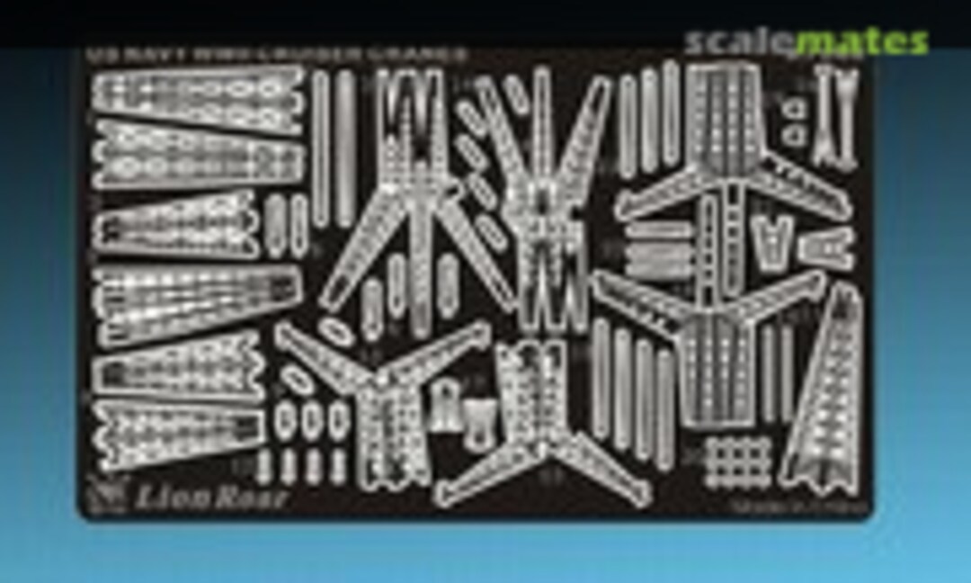 1:700 WWII US Navy Cranes for Cruiser (Lion Roar R7063) R7063