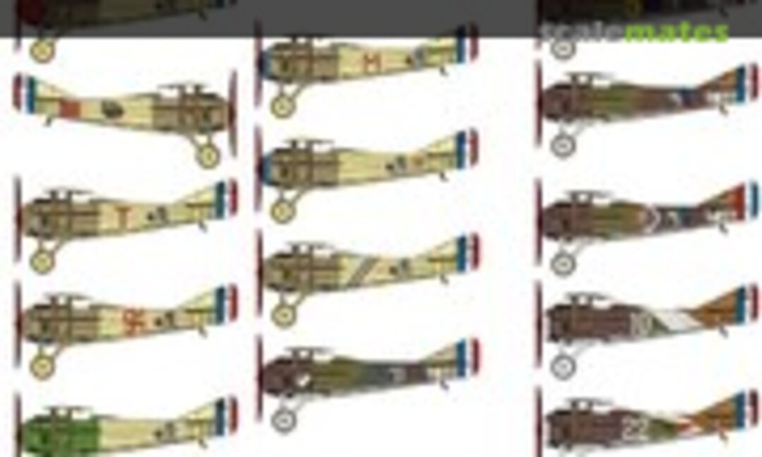 1:48 SPAD VIIs of the Lafayette Escadrille, SPA124 and the 103rd Aero Squadron (Pheon Decals 48002) 48002