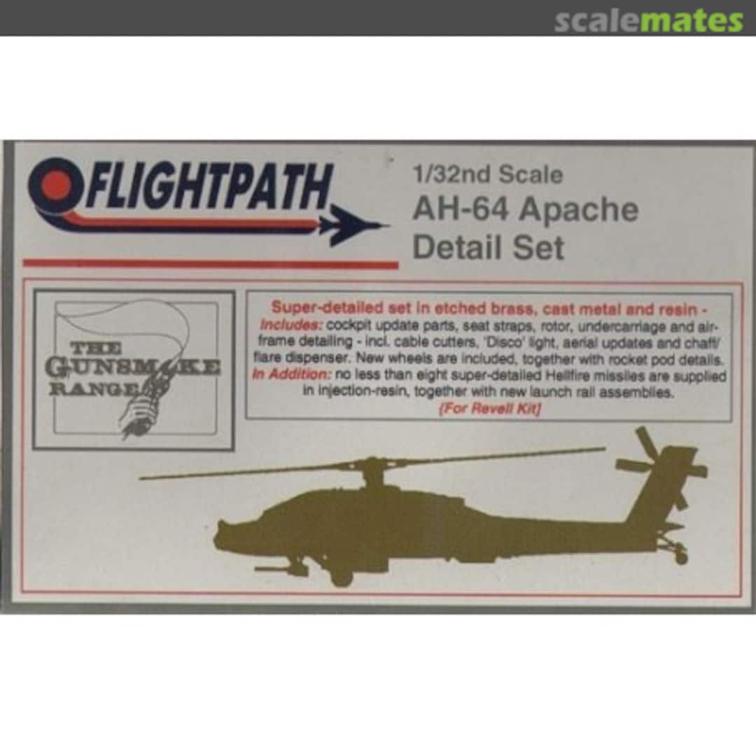 Boxart 1/32 US AH-64 Apache Detail Set for Revell kit FHGS3207 Flightpath Boxart 1/32 US AH-64 Apache Detail Set for Revell kit FHGS3207 Flightpath