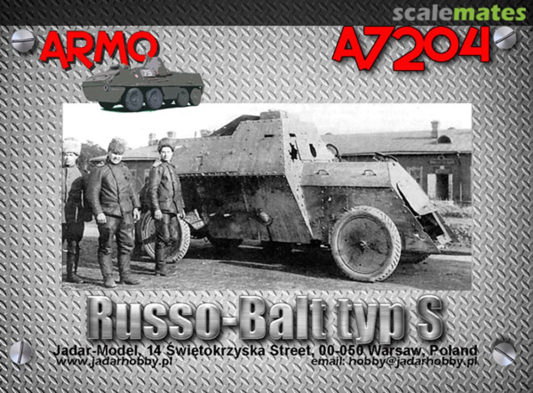 Boxart "Russo-Balt" typ S, 1914 A7204 Armo