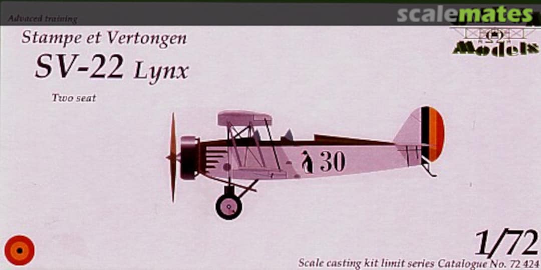Boxart Stampe-Vertongen SV-22 Lynx 72424 Omega Models Boxart Stampe-Vertongen SV-22 Lynx 72424 Omega Models