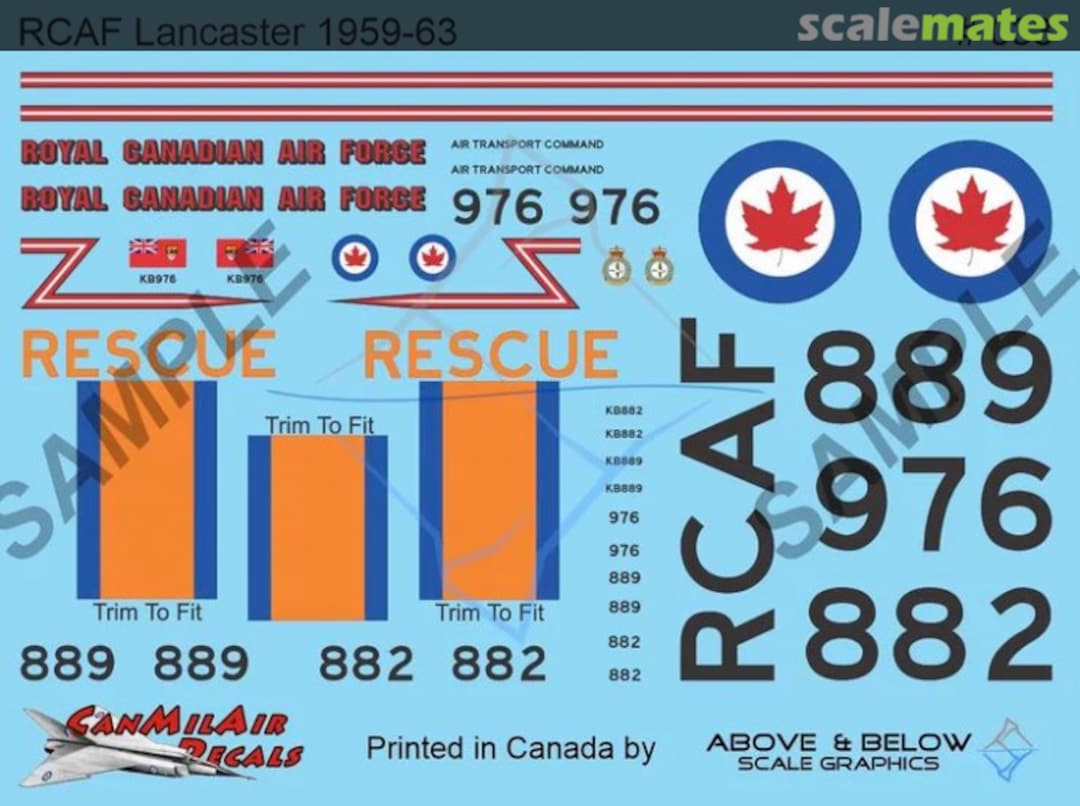 Boxart Avro Lancaster B Mk. X 033 Above & Below Graphics Boxart Avro Lancaster B Mk. X 033 Above & Below Graphics