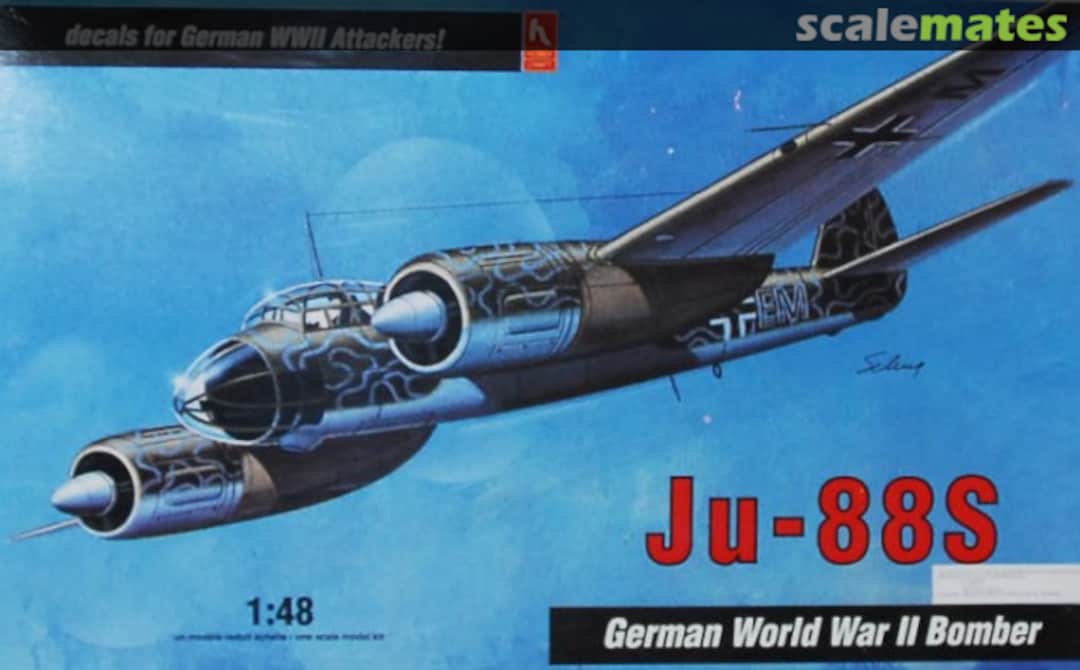 Boxart Ju-88S HC1607 Hobbycraft Boxart Ju-88S HC1607 Hobbycraft