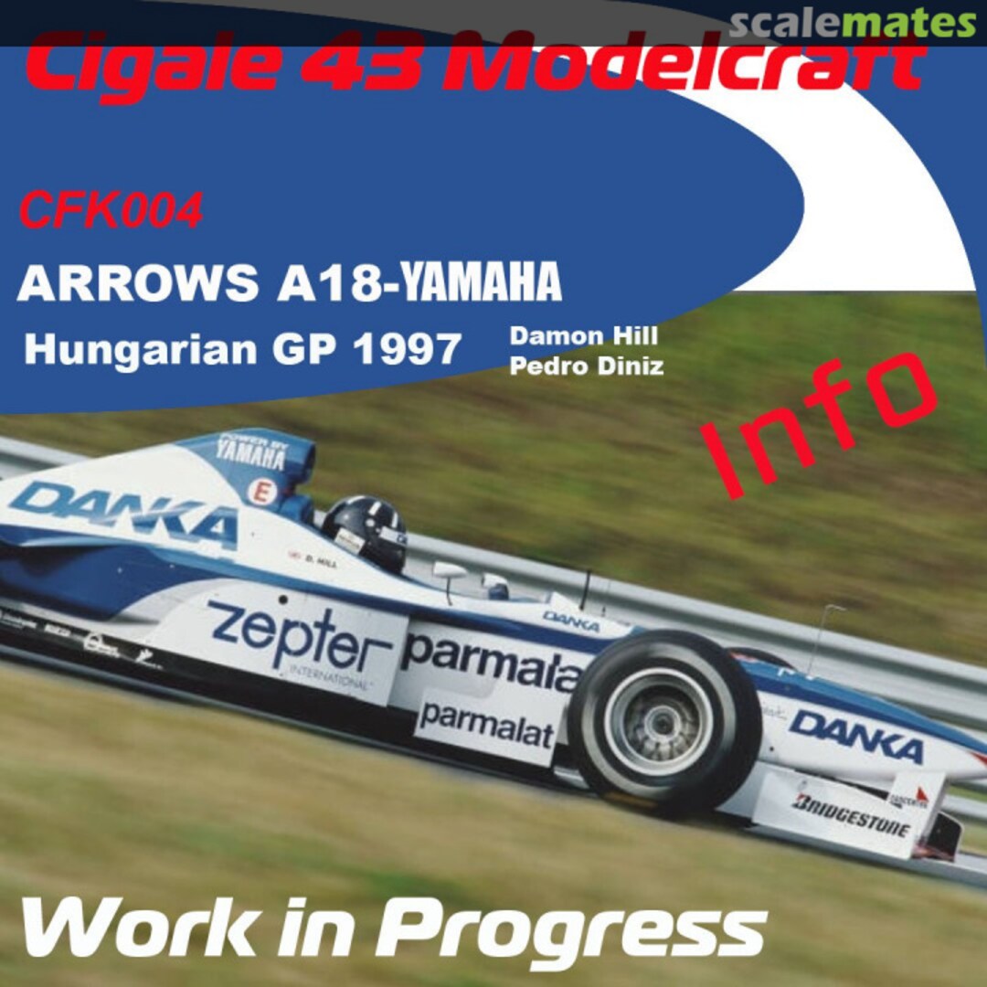 Boxart Arrows A18 CFK004 Cigale 43 Modelcraft Boxart Arrows A18 CFK004 Cigale 43 Modelcraft