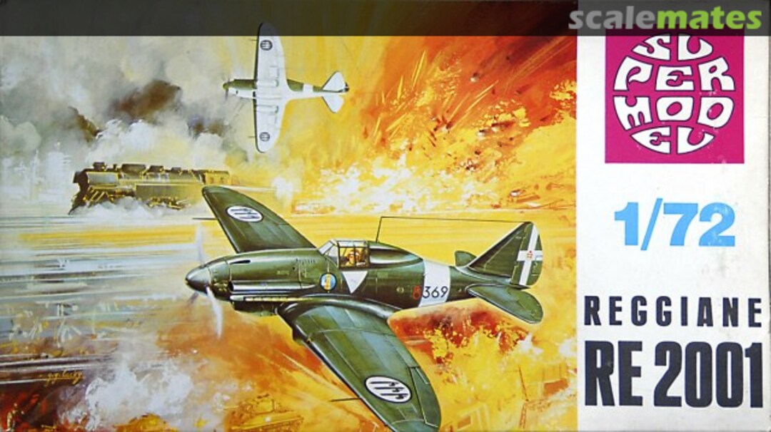 Boxart Reggiane Re 2001 10-003 Supermodel Boxart Reggiane Re 2001 10-003 Supermodel