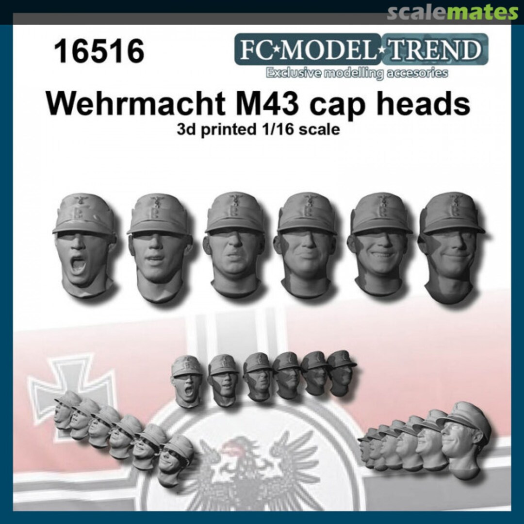 Boxart Wehrmacht heads with M43 cap 16516 FC Model Trend Boxart Wehrmacht heads with M43 cap 16516 FC Model Trend