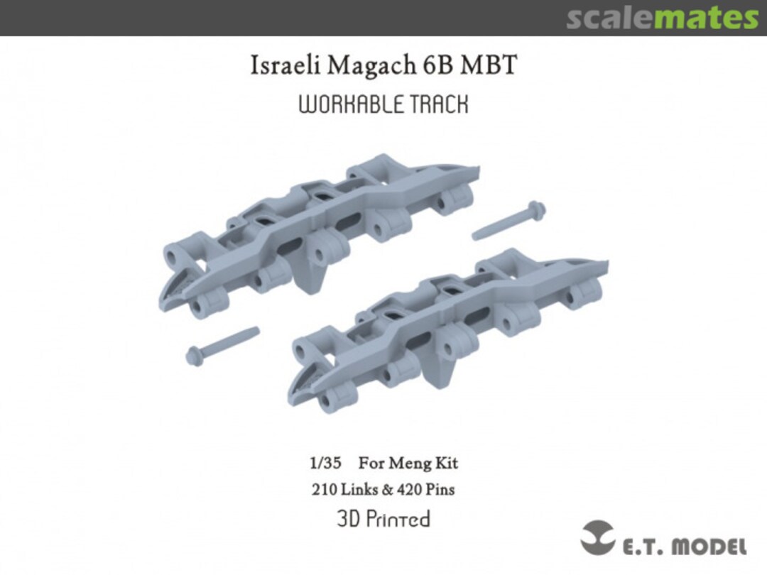 Boxart Israeli Magach 6B MBT Workable Track P35-403 E.T. Model Boxart Israeli Magach 6B MBT Workable Track P35-403 E.T. Model