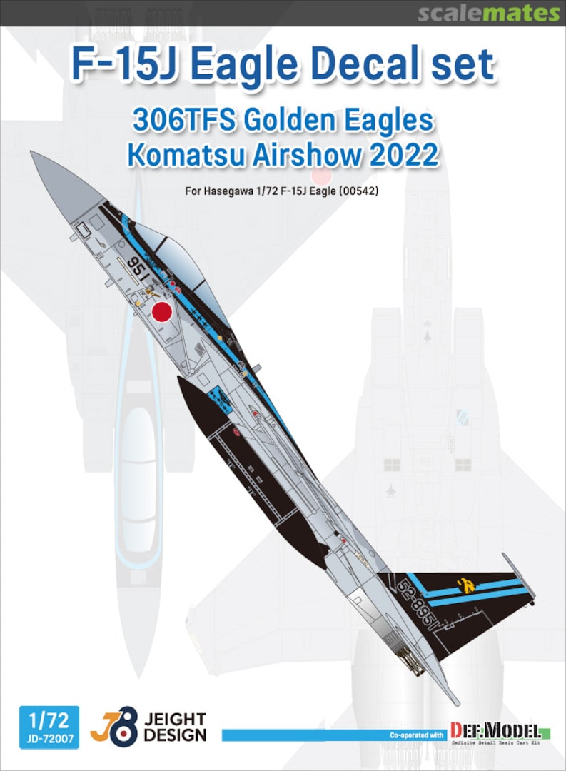 Boxart F-15J Komatsu 306TFS Airshow 2022 Special Marking JD-72007 Jeight Design Boxart F-15J Komatsu 306TFS Airshow 2022 Special Marking JD-72007 Jeight Design