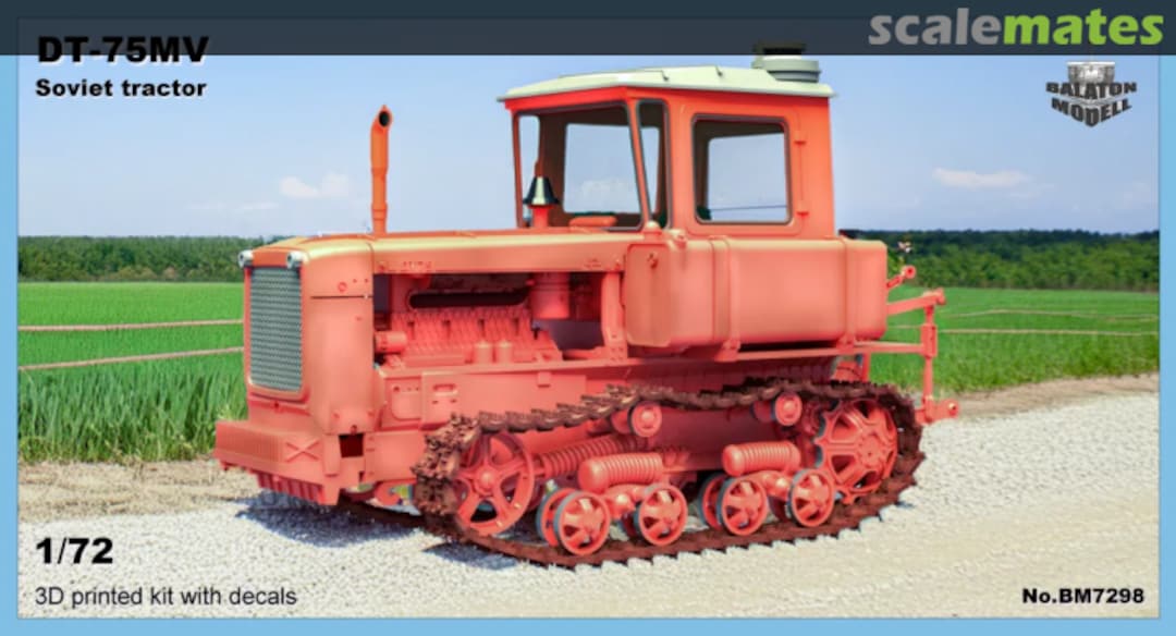 Boxart DT-75MV tractor (bladeless) BM7298 Balaton Modell Boxart DT-75MV tractor (bladeless) BM7298 Balaton Modell