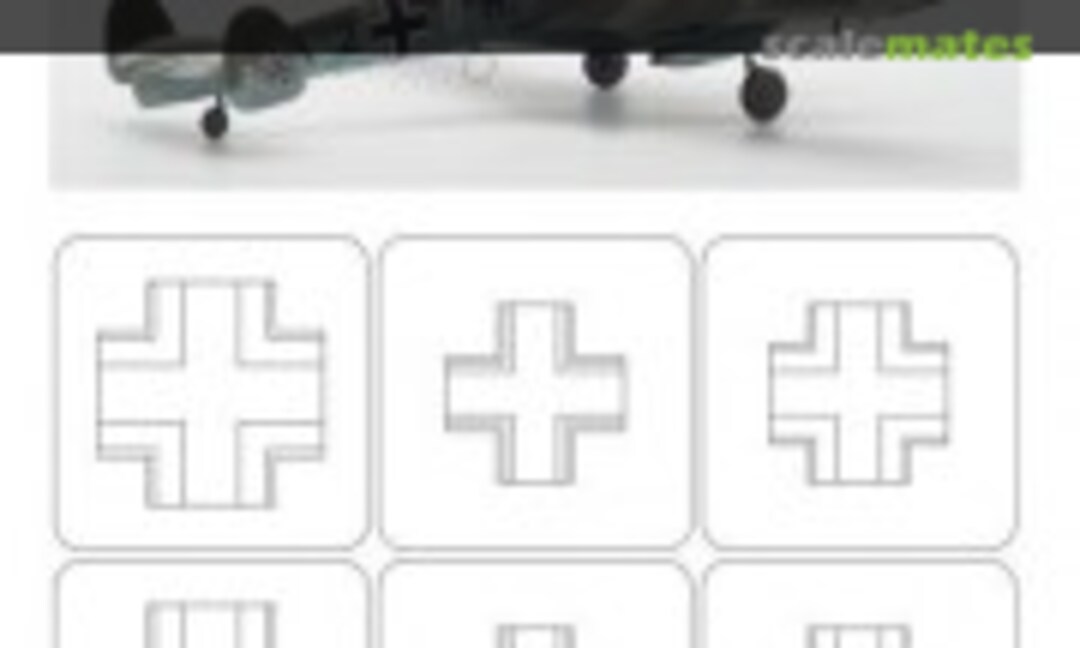 1:48 Bf 110D A2+DH Mask (For Eduard 11145) (Omask 34041) 34041