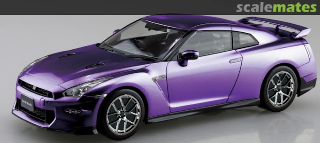 Boxart Nissan R35 NISSAN GT-R 2024 Custom Wheels (Metallic Purple) 03CU-MP Aoshima